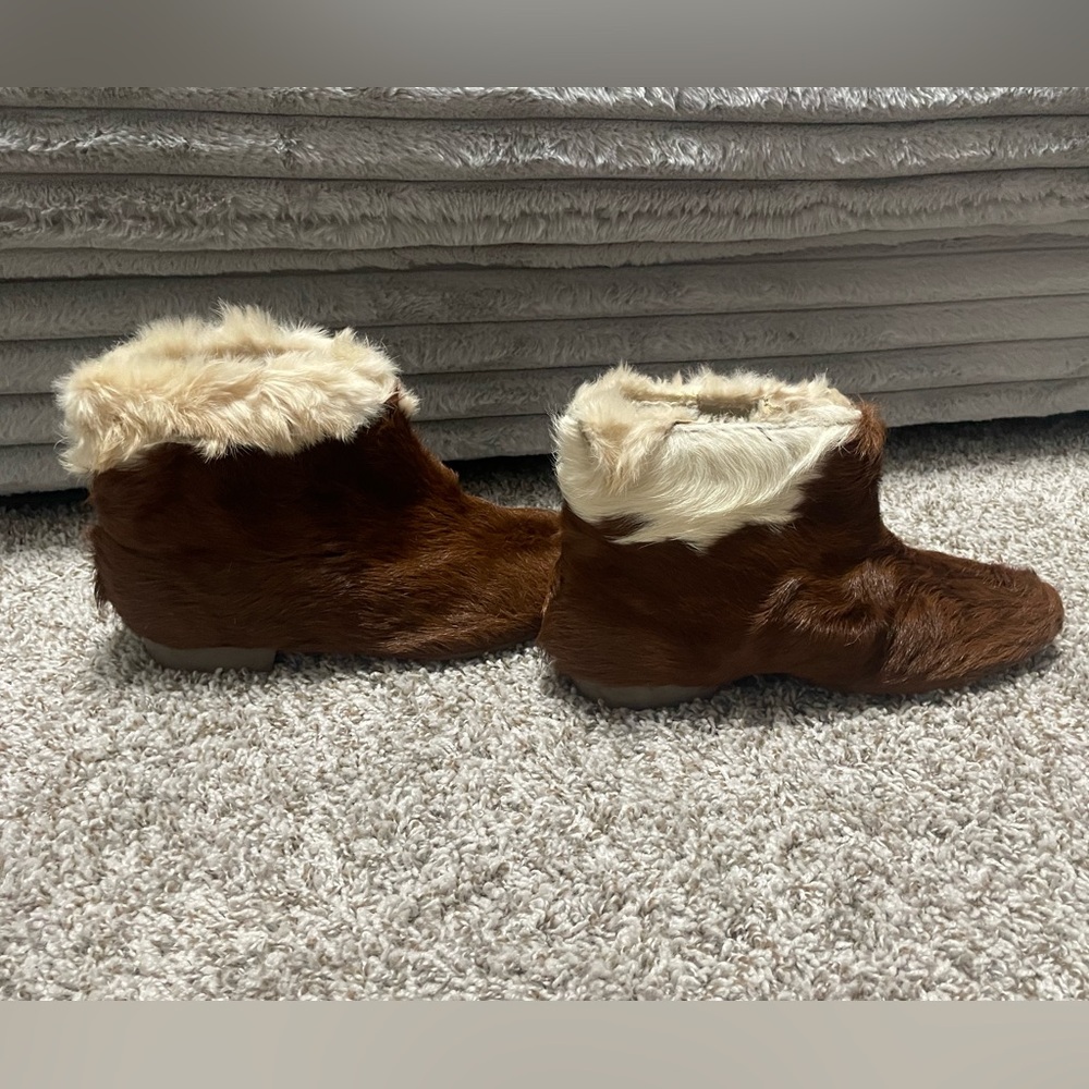 Vintage Fur Cowboy Boots Fineline Sole Made in Australia - Picture 3 of 15